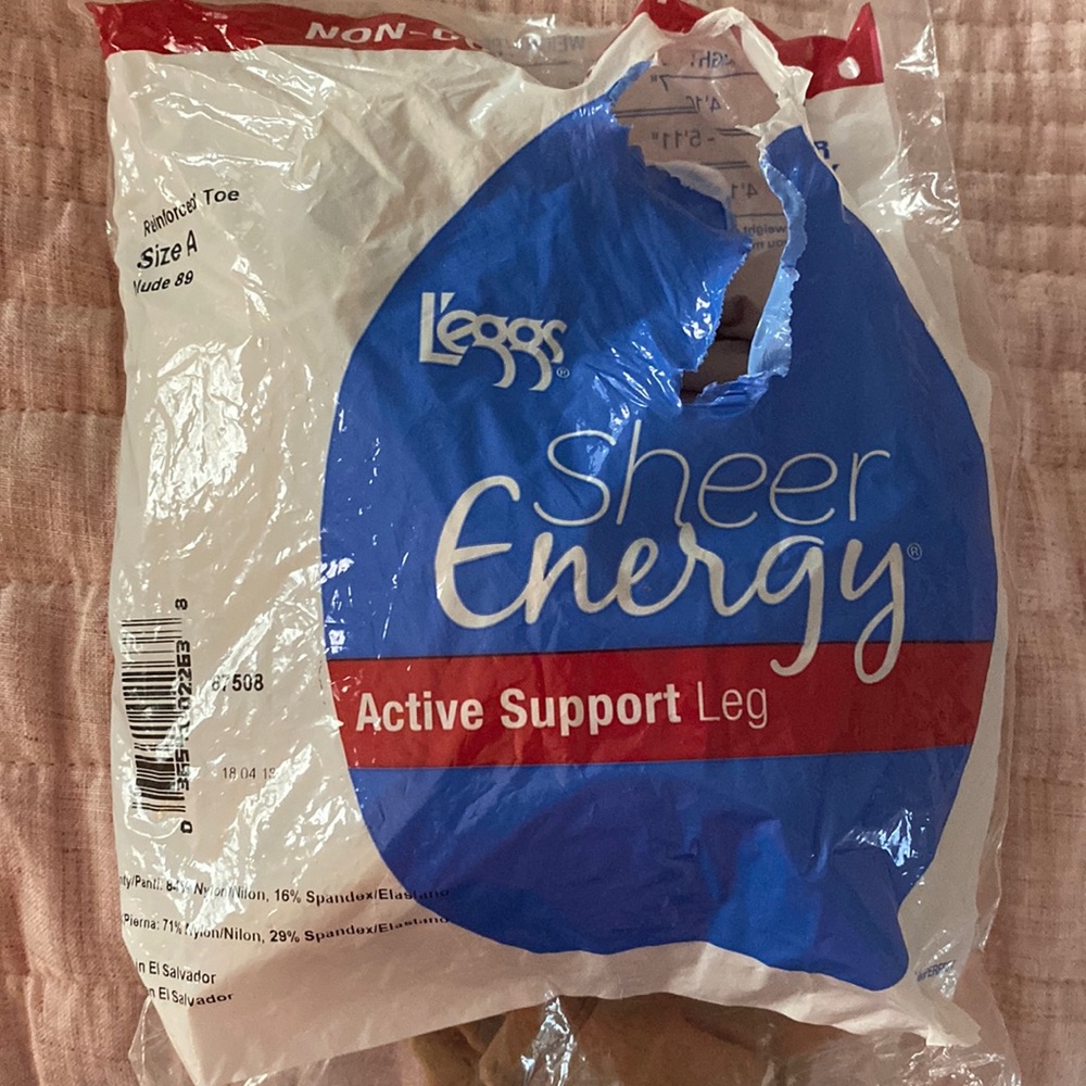 Leggs sheer energy active support leg